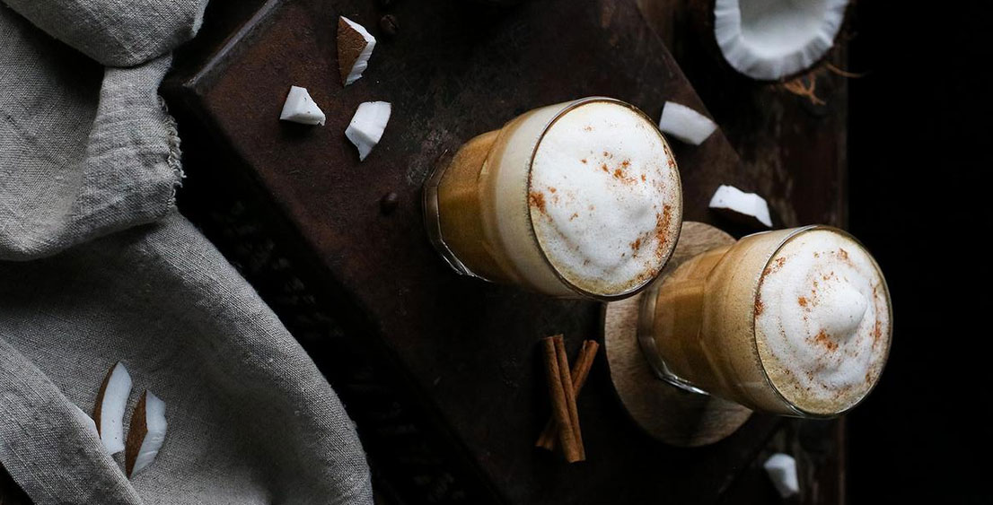 Cinnamon Coconut Cream Latte - Ceylonging
